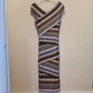 Bailey 44 Anthropologie Striped Fitted Dress